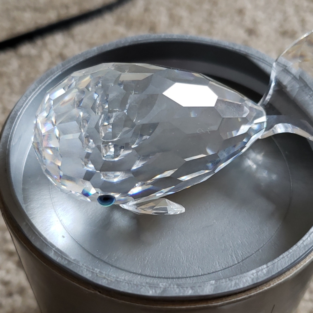SWAROVSKI crystal whale